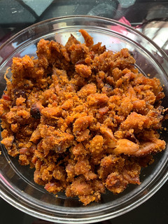 Una foto de Migas con chorizo y bacon