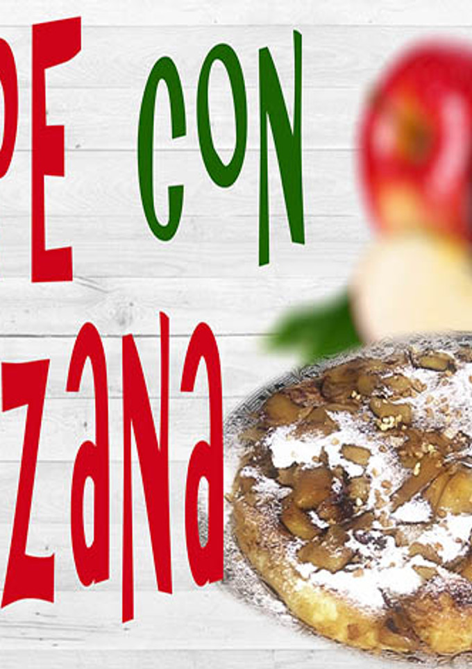 Una foto de Crepe con manzana caramelizada