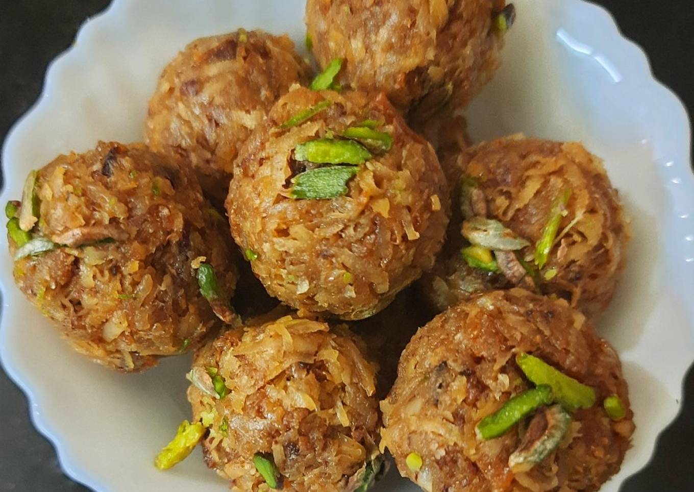 Coconut and Dates Palm Jagerry Ladoo