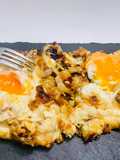 Huevos a la plancha con miel