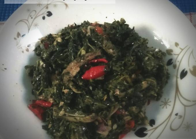 Cara Gampang Membuat Tumis daun pepaya teri Anti Gagal