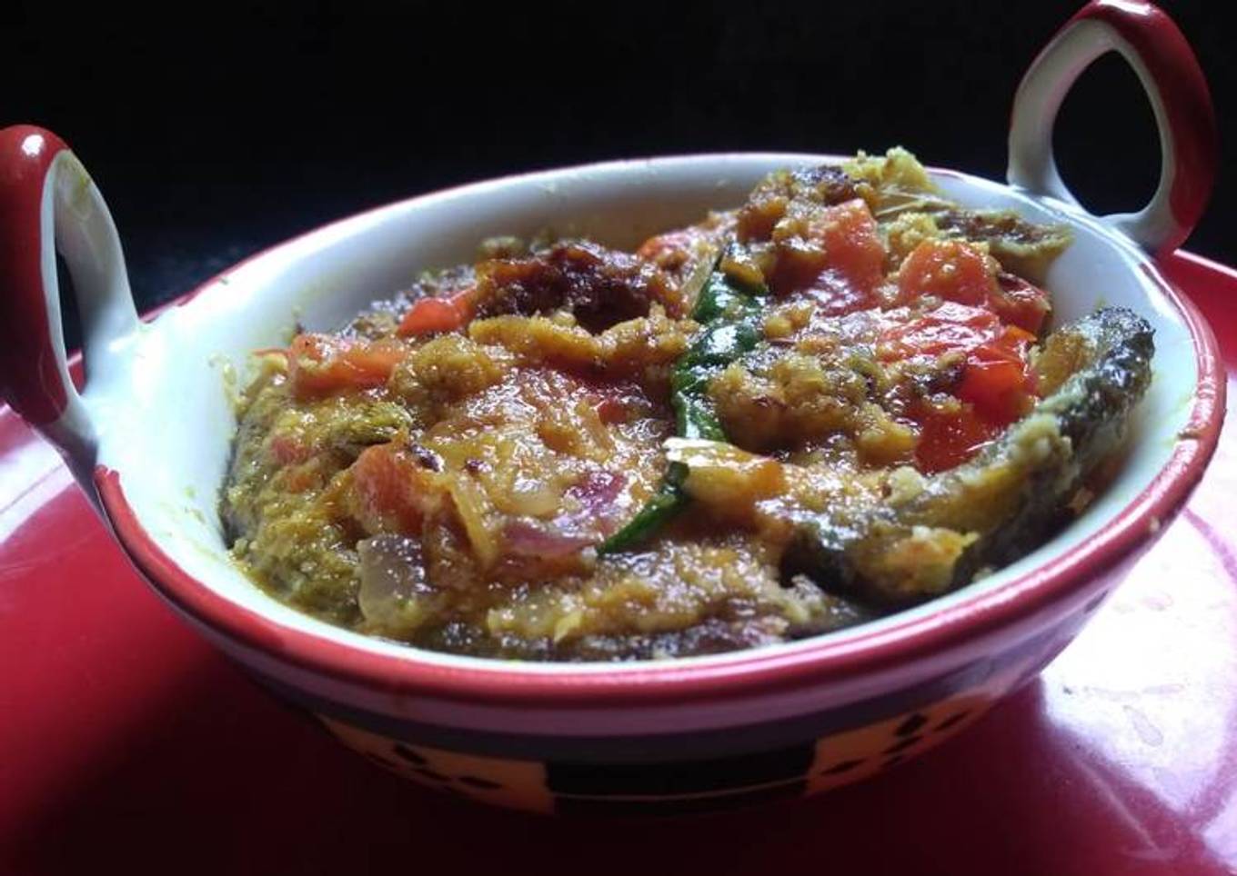 Pabda fish in coconut gravy