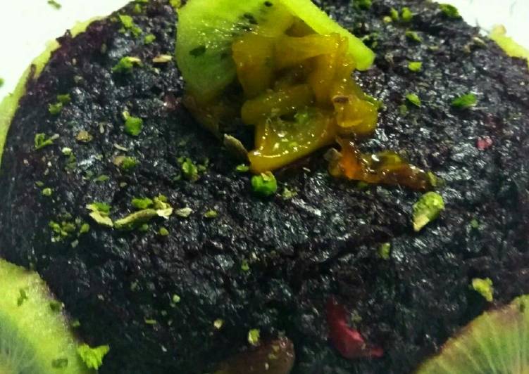 Beetroot &amp; kiwi halwa