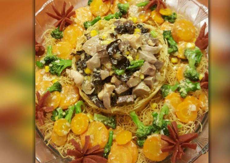 Bagaimana Menyiapkan Bird nest noodle, Bikin Ngiler