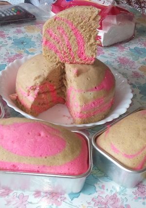 Foto resep Bolu zebra sederhana