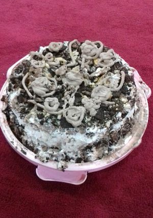 صورة لوصفة كيكه الأوريو بالكريمه