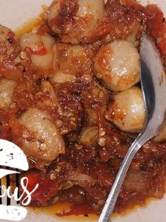 Foto resep Bakso Ayam Mercon