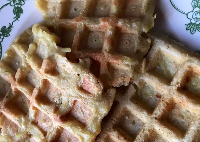 Вафли из сырого картофеля