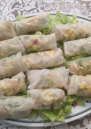 Una foto de Rollitos de papel de arroz