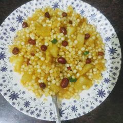 A picture of Sabudana khichdi.