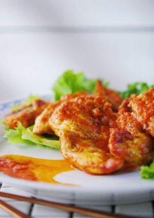 減醣紐約酸辣雞柳條 的食譜成品照片