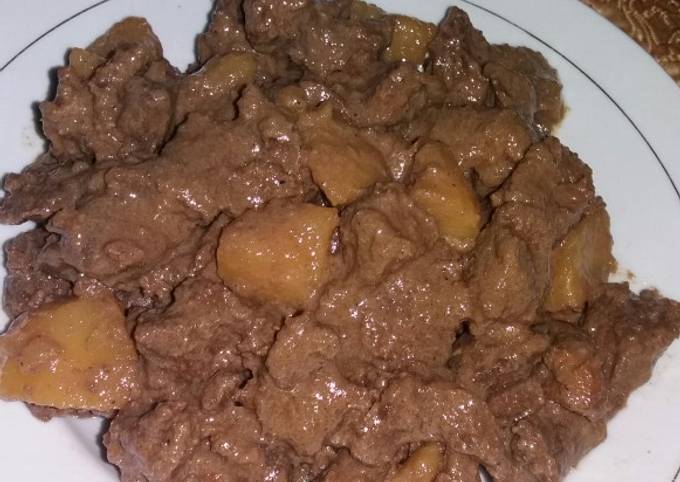 Resep Daging Masak Lapis + Kentang oleh Ria Khairiyah