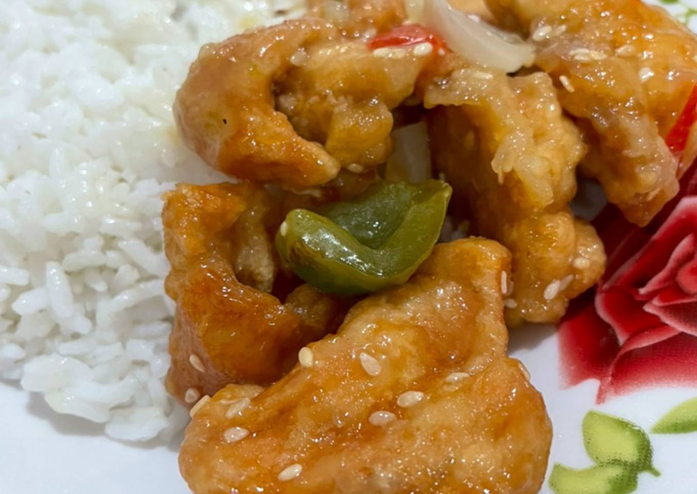 Ayam saus lemon