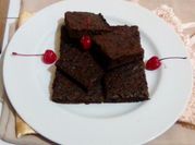 Gambar brownies panggang nyoklat