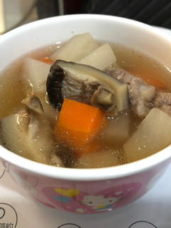 香菇蘿蔔軟骨湯(微電鍋) 的食譜成品照片
