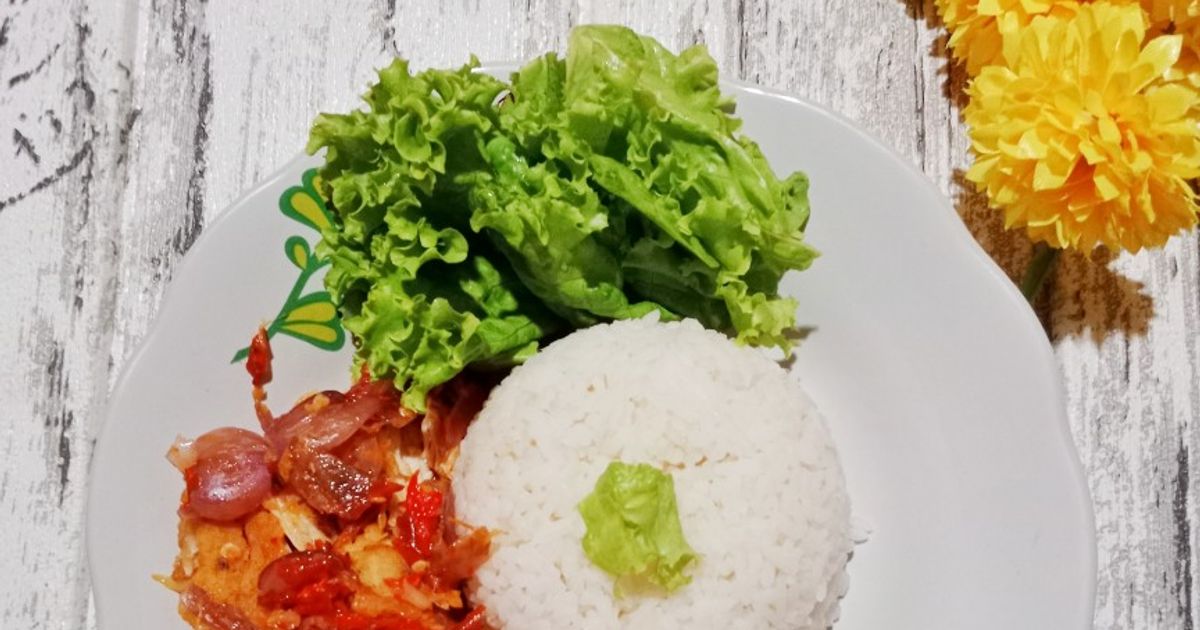 Ayam Geprek Sambel Tanpa Kemangi