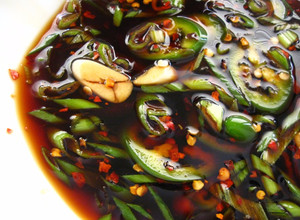 A picture of Super Easy Spicy Korean Style Soy Dipping Sauce.