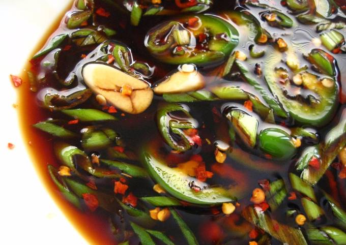 Super Easy Spicy Korean Style Soy Dipping Sauce