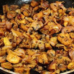 A picture of Spicy raw banana fry with a twist.