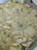 Patatas en salsa verde