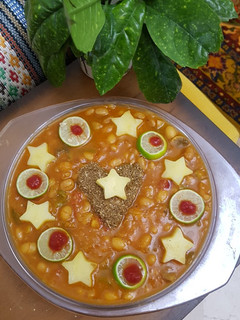 عکسی از دستور لوبیا گرم (لوبیا سفید)رژیمی