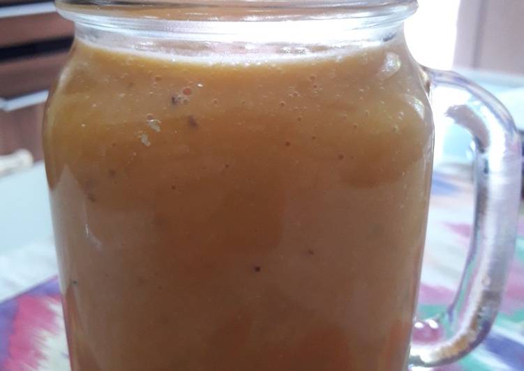 Cara Gampang Membuat Jus Semangka Kuning, Bisa Manjain Lidah