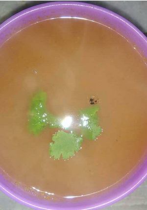 A picture of Veg soup.