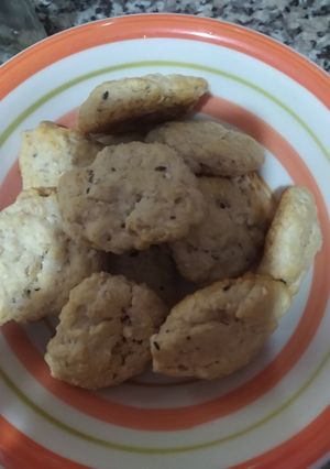Una foto de Galletitas de avena y chía veganas