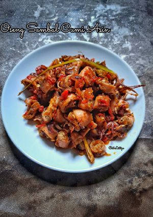Foto resep Oseng Sambal Cumi Bunting Asin