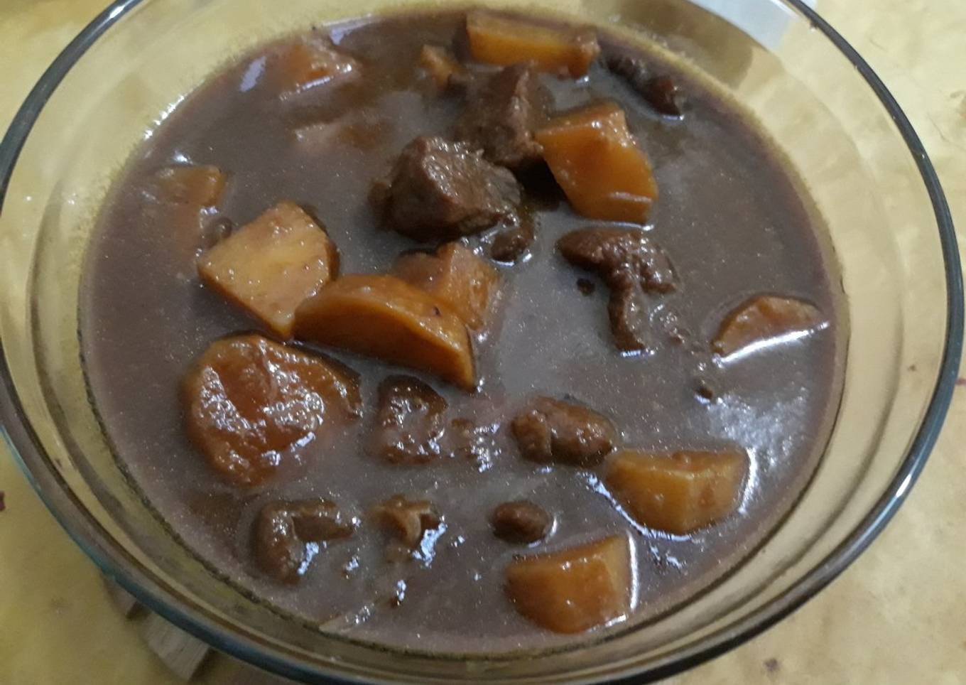Semur daging sapi kentang
