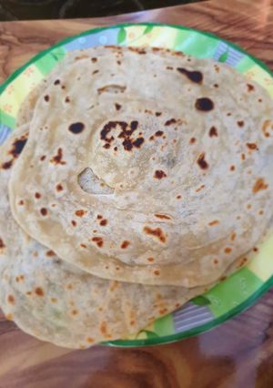 صورة لوصفة خبز الباراتا