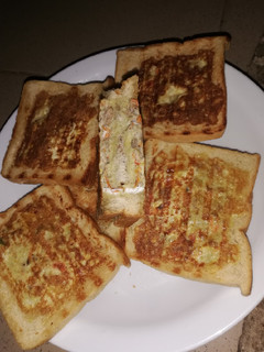 Egg bread sandwich ainihin hoton girkin