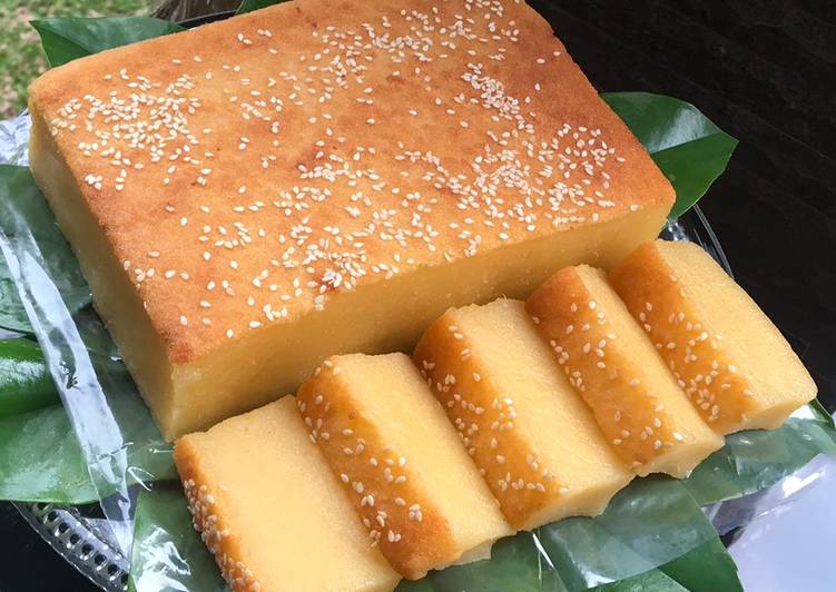 Resep kue bingka singkong tanpa pewarna