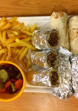 A picture of Homemade Beef Shawarma.