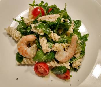 Fresh, Make Recipe Shrimp arugula and goat cheese rotini Most Delicious