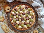 Una foto di crema pasticcera al pistacchio