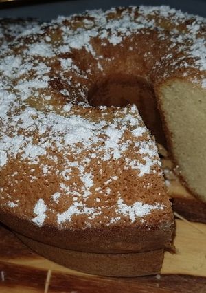 Una foto de Budín / Torta de vainilla