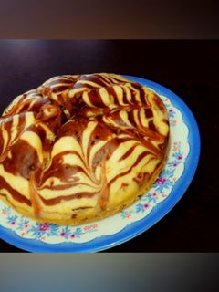 عکسی از دستور 🥧🌹کیک زبرا بدون فر🥧🌹