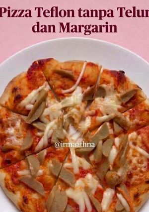 Foto resep Pizza Teflon tanpa Telur dan Margarin