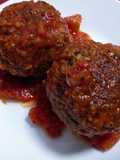 Super-tender beef meatballs