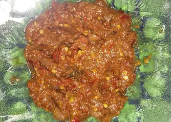 Cara Memasak Sambel belacan (terasi) dan lalapan Mantul Banget