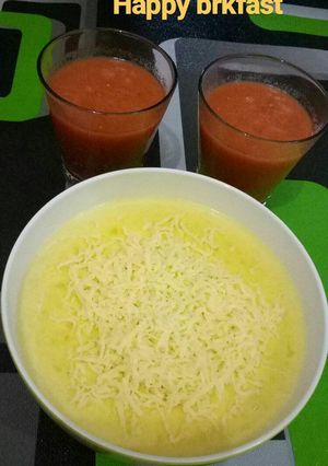 Foto resep Bubur jagung keju manis