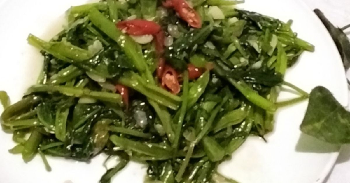 Oseng kangkung polos