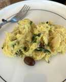 Baccalà mantecato (Firenze style) con olive taggiasche in pentola “atomica” in barca