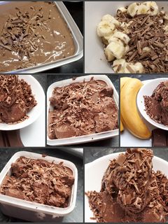 صورة لوصفة آيس كريم الشوكولاتة 🍫 مع الموز 🍌