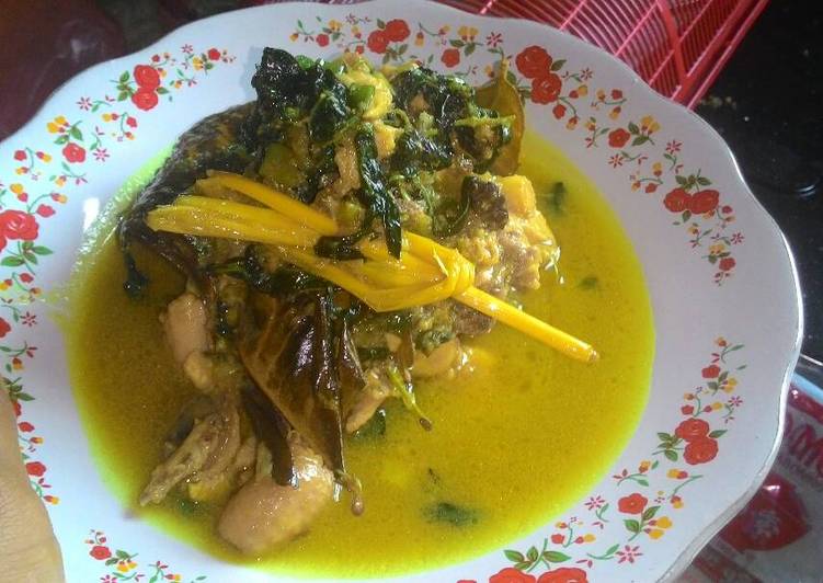 Pepes ayam kemangi simple no daun 🍃👍