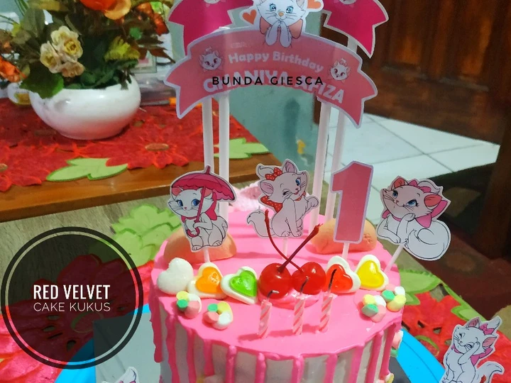 Cara Sederhana Membikin Resep  Red Velvet Cake Kukus 