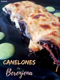 Una foto de Canelones de berenjena