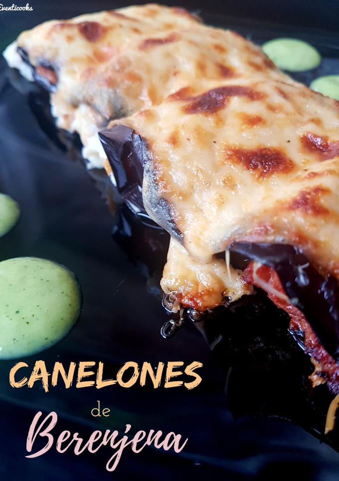 Una foto de Canelones de berenjena