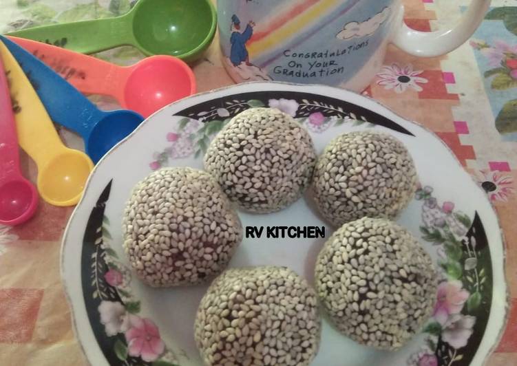 Cara Musim Gugur Di RumahOnde-onde ketam (ketan hitam)